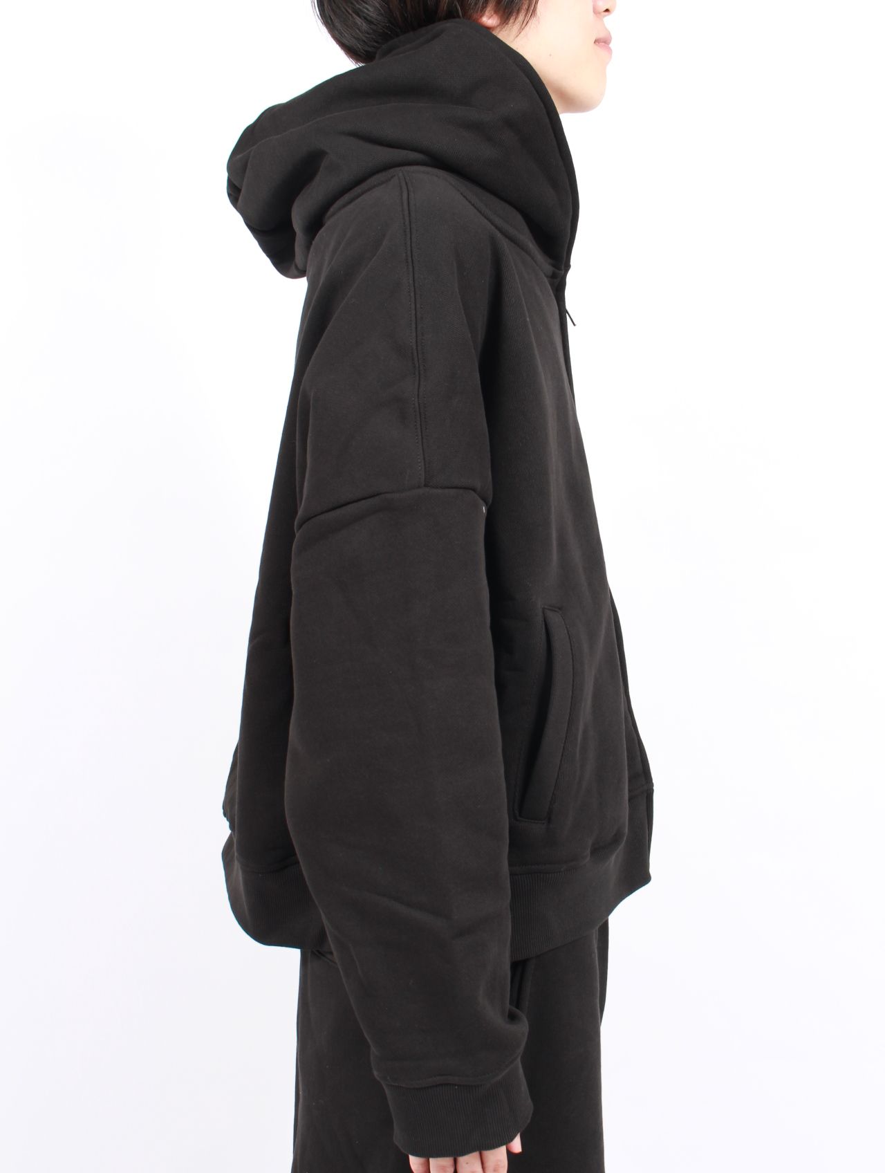 エターナル ジップアップ フーディー パーカー / ETERNAL ZIP / BLACK （ブラック）