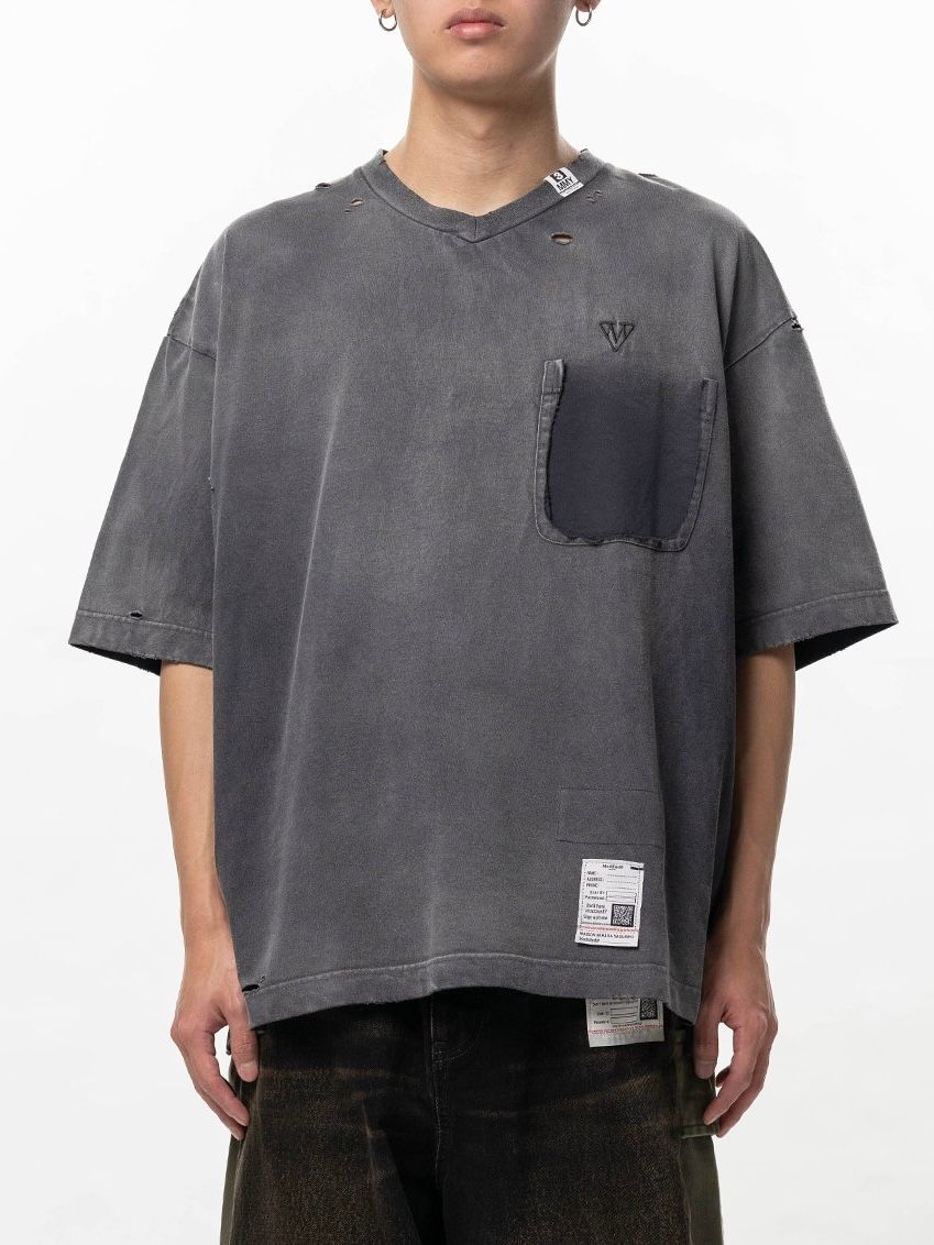 【26SS】サンフェード Vネック Tシャツ / SUN FADED V NECK TEE / ブラック