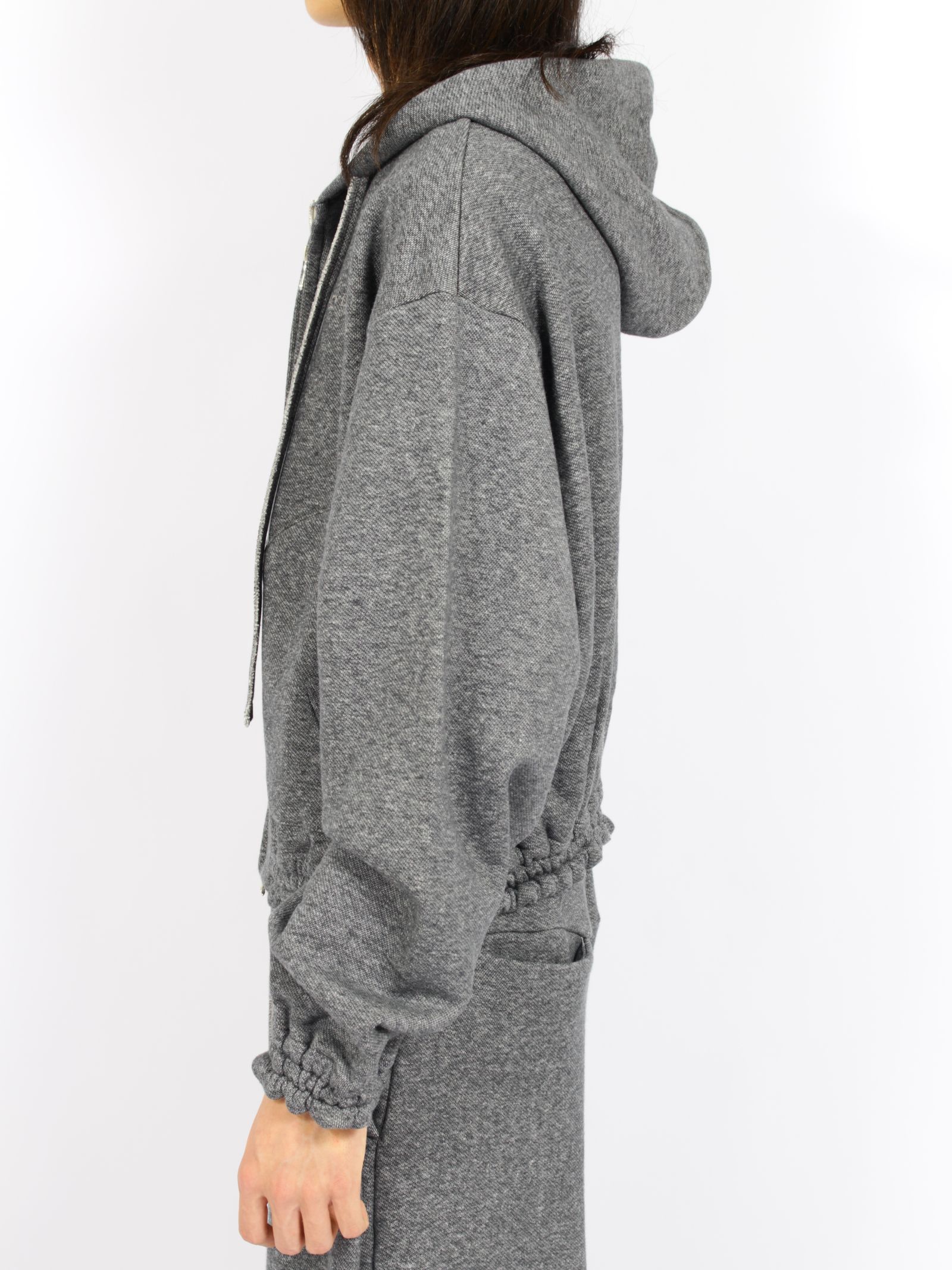 【定番】オーディナリー ホーム オールド スタイル ジップ フーディ / ORDINARY HOME OLD STYLE ZIP HOODIE / チャコール