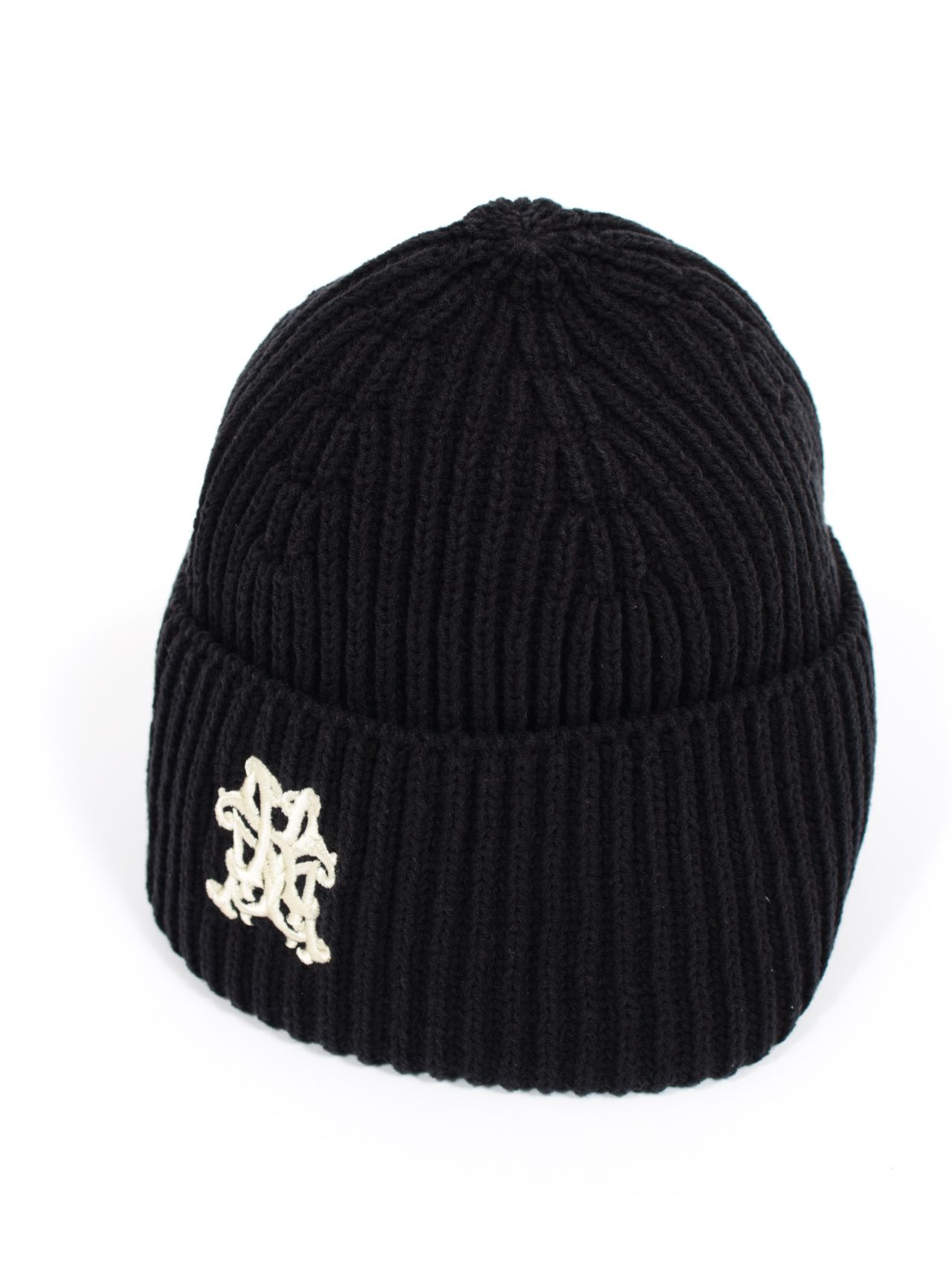 【26SS】カミヤ ロゴ ビーニー / "KMY"BEANIE / ブラック