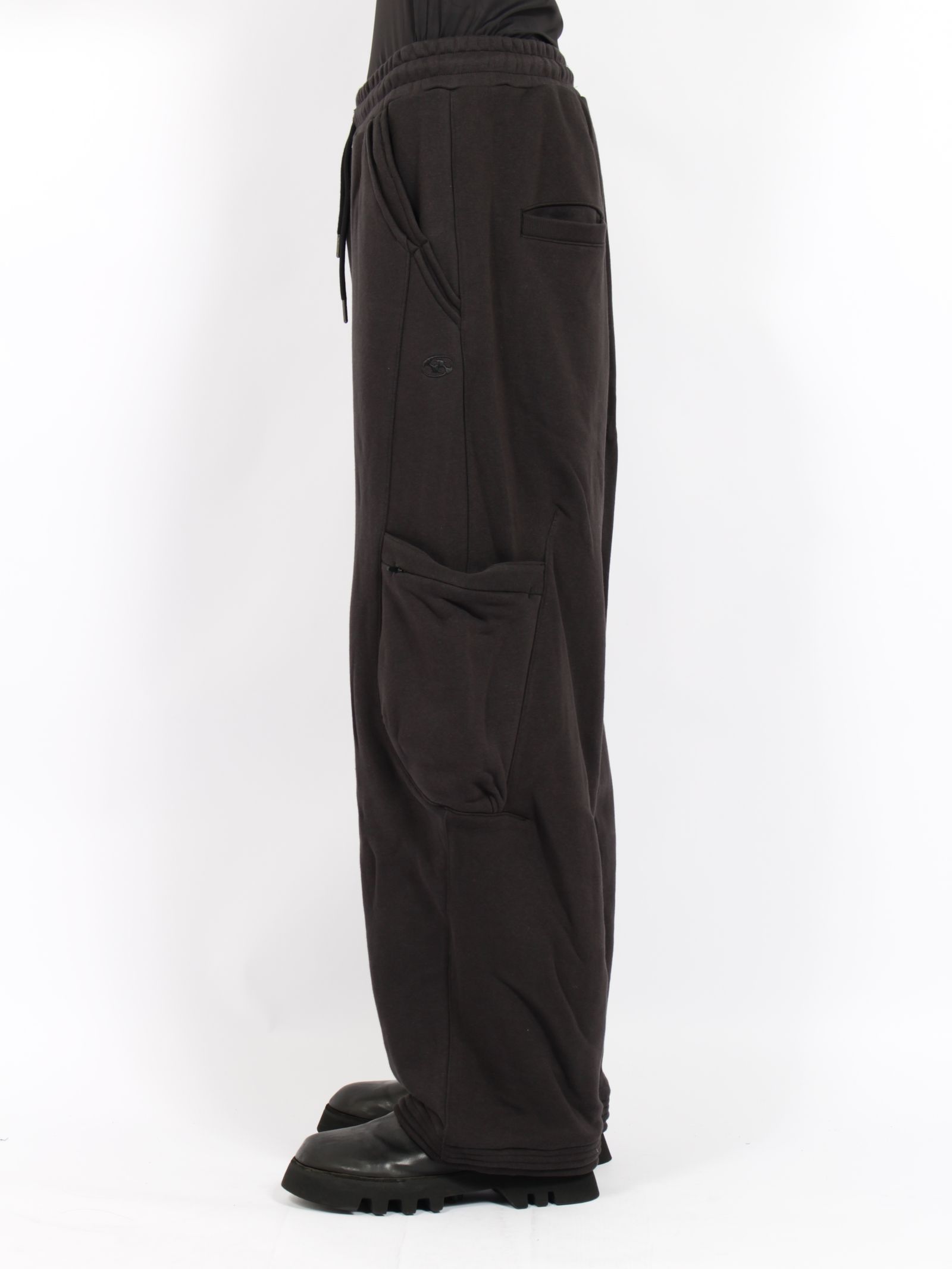 【26AW】スウェット パンツ カーゴ ミリタリーパンツ / SWEATPANTS / ブラック
