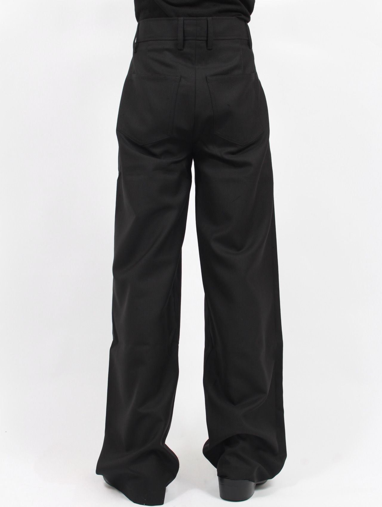 Sefr JIRO TROUSER ブラック 定価50,600円 Séfr - 【25AW】ウールツイル ジロ トラウザー スラックス