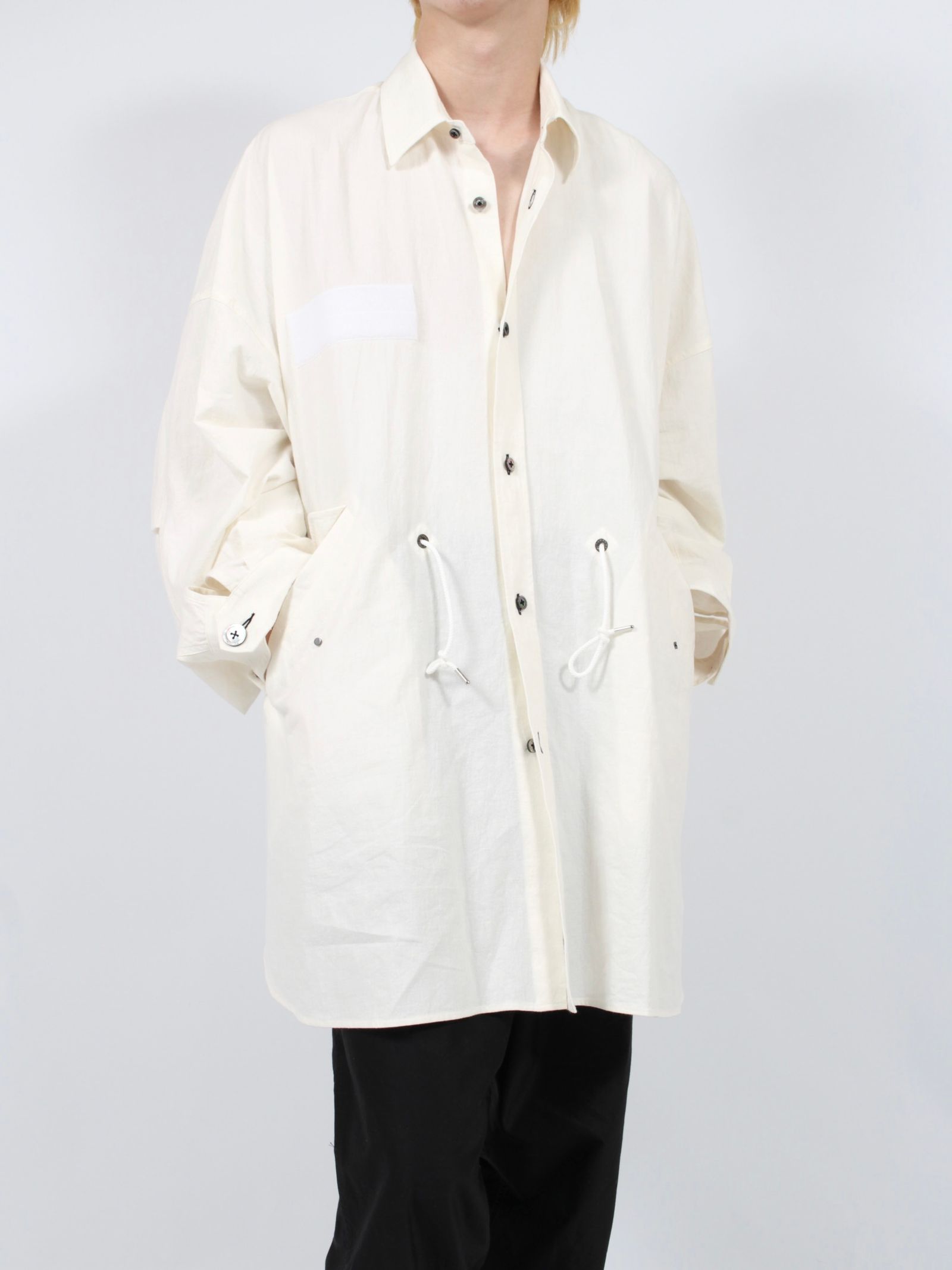 FUMITO GANRYU - 【24AW】M-51 リネン シャツ ジャケット / M-51 LINEN SHIRT JK / ホワイト |  STORY