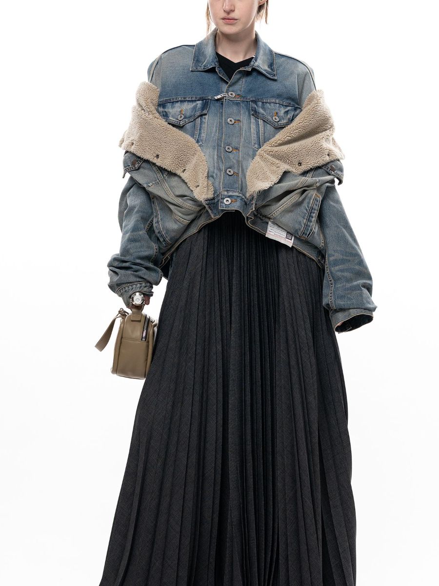 【26AW】 シフテッド レイヤード デニム ジャケット / SHIFTED LAYERED DENIM JACKET / インディゴ