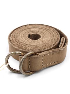 【BLT0】バイソン レザー ベルト / UNISEX LEATHER BELT / ベージュ