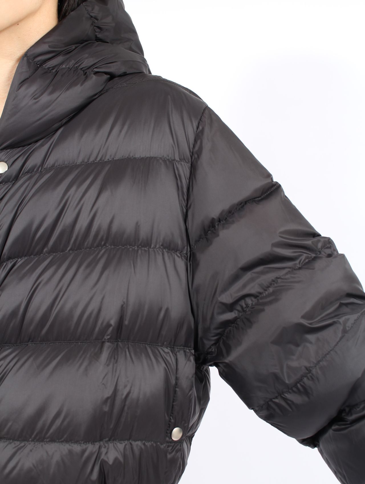 【25AW】フーデッド パファー ダウン ジャケット / HOODED JKT / ブラック