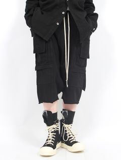 【25SS】クリーチ カーゴ サルエルショートパンツ / CREATCH CARGO PODS / ブラック