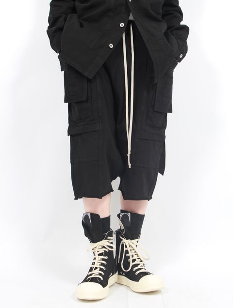 【25SS】クリーチ カーゴ サルエルショートパンツ / CREATCH CARGO PODS / ブラック
