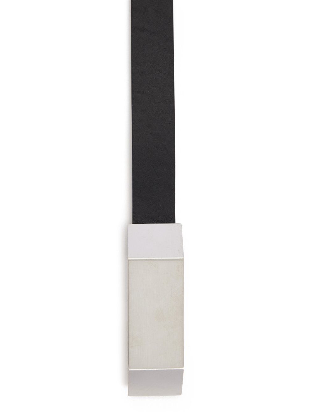 【24AW】ベベル バックル ベルト / BEVELED BUCKLE BELT / ブラック