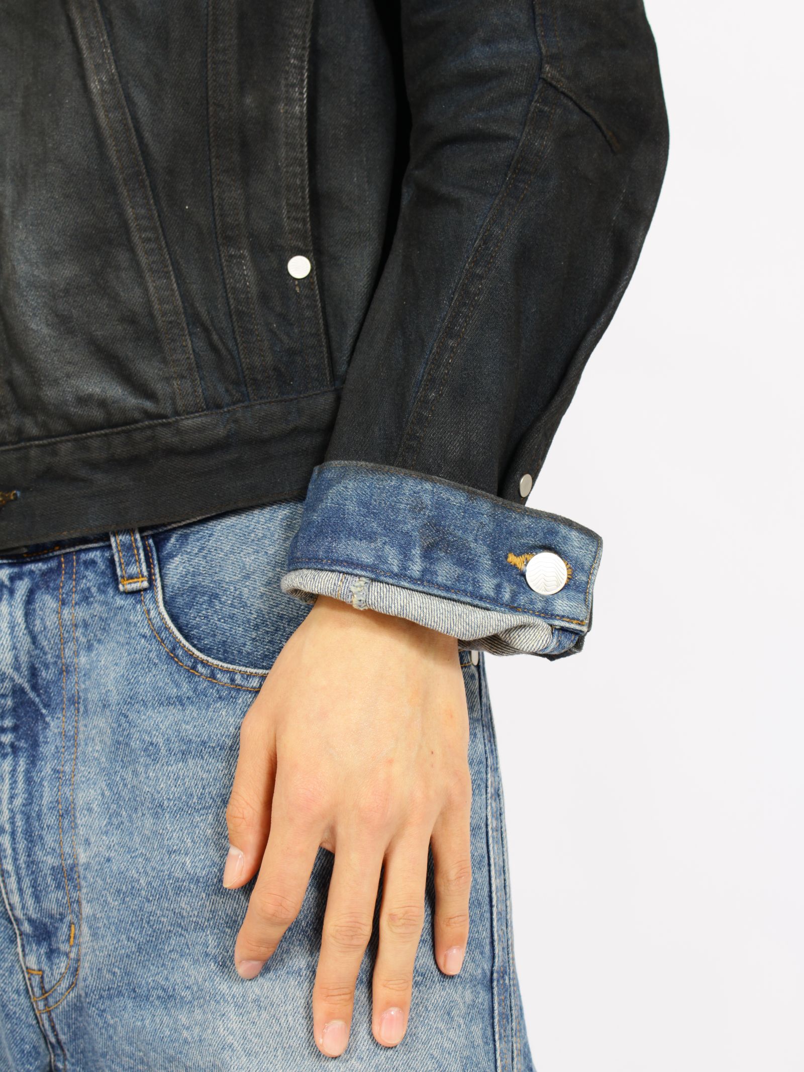【26AW】デニム トラッカー ジャケット コーティング デニムジャケット / DENIM TRUCKER JACKET / LUSTER COATED INDIGO(インディゴ)