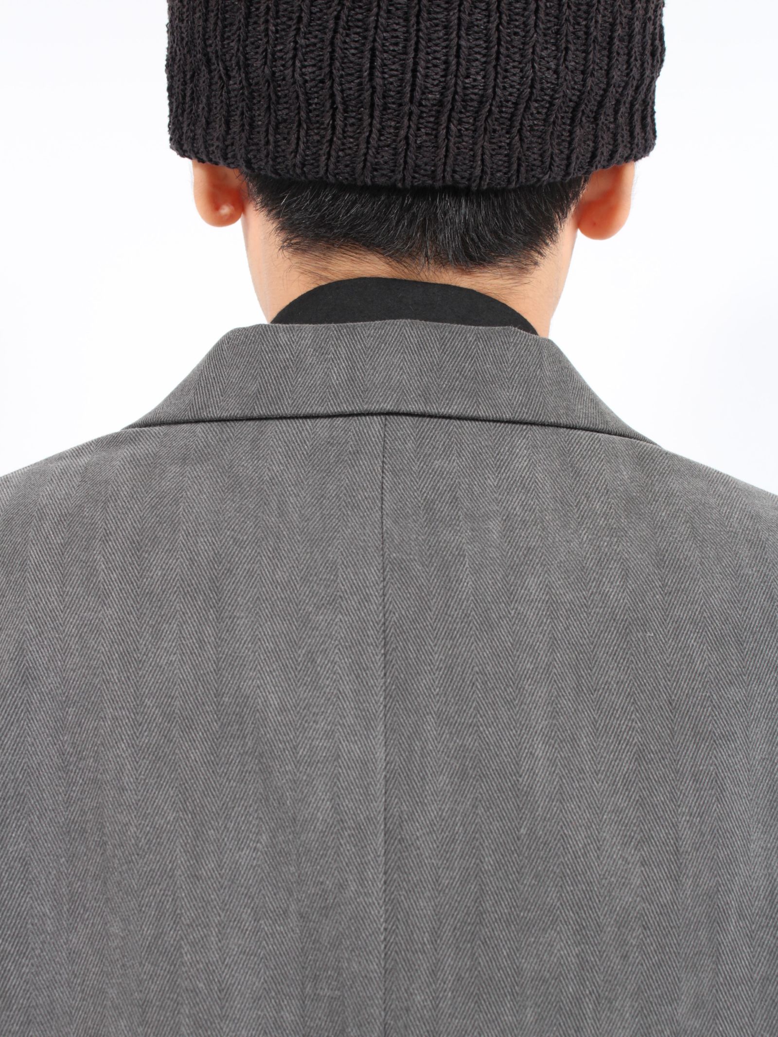 【24AW】モデュラー ヘムジャケット / MODULAR HEM JACKET / オフブラック