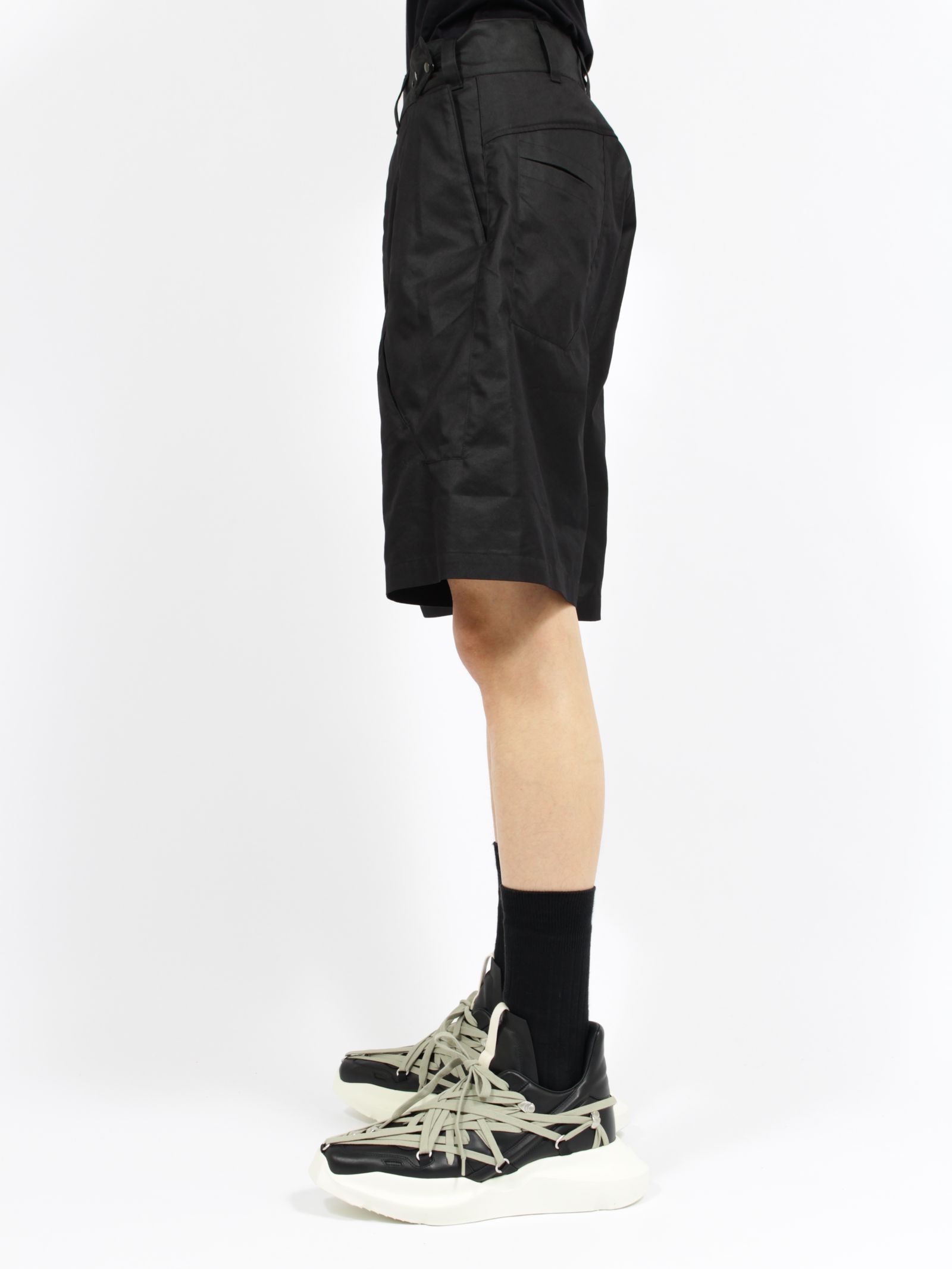 【26SS】シャンブレー 6 ポケット パネル ショーツ ショートパンツ / Chambray 6 Pocket Panel Shorts / ブラック