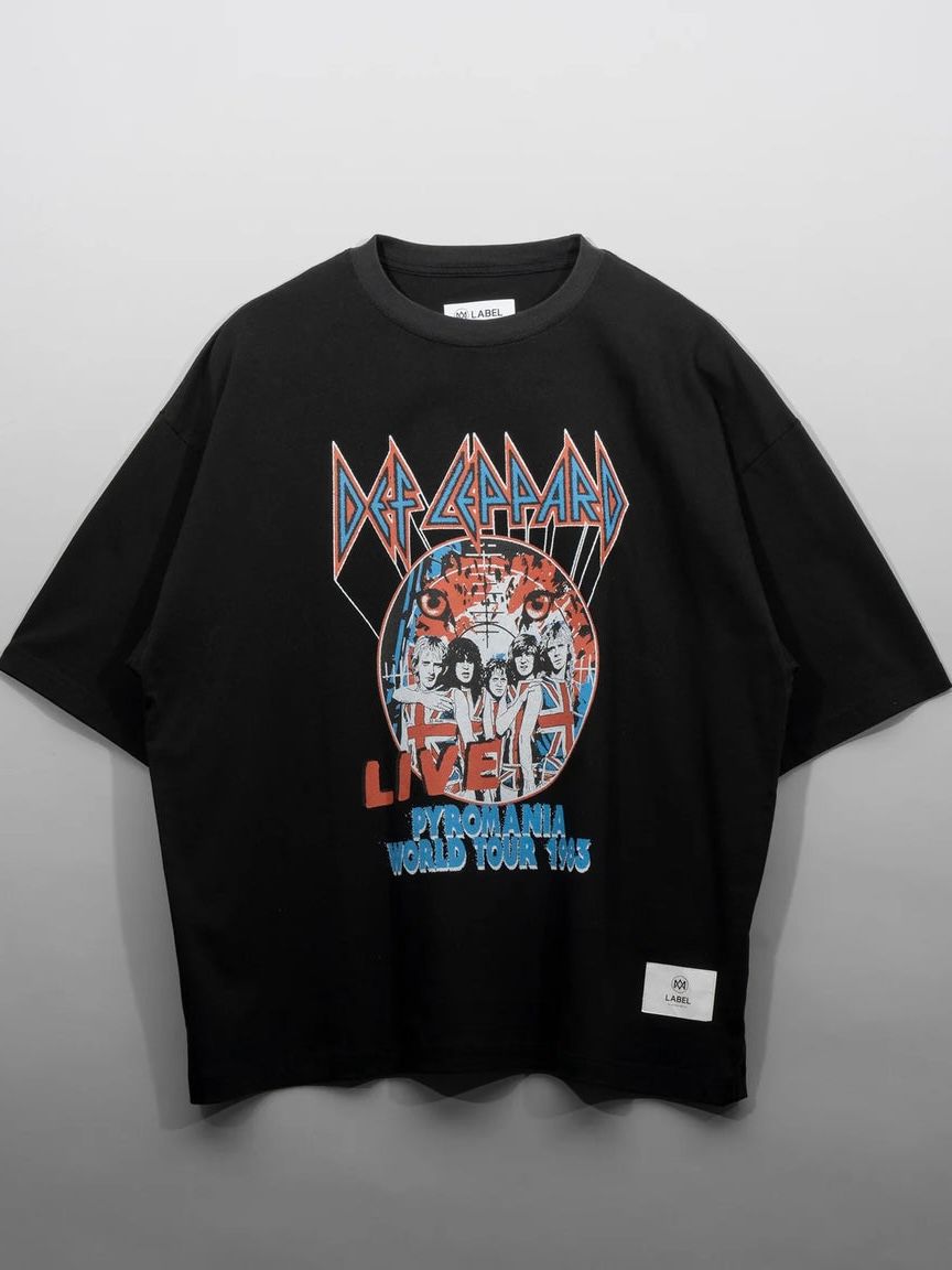 MA LABEL BY MAISON SPECIAL - デフ レパード オーバーサイズ T