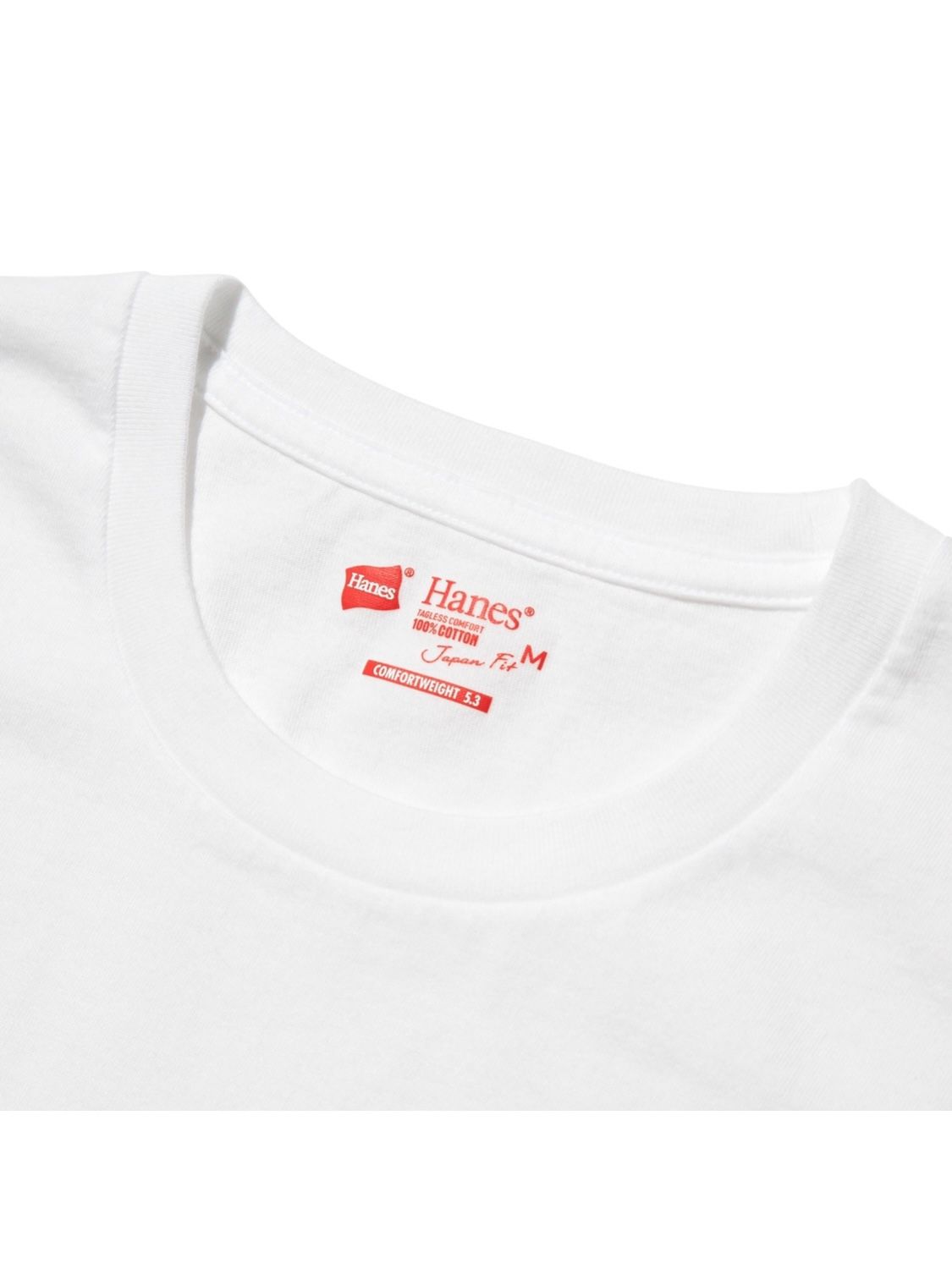 【ヘインズ コラボ】2パック Tシャツ / Hanes × MINDSEEKER 2P JAPAN FIT CREW NECK T-SHIRTS / ホワイト ・ ブラック