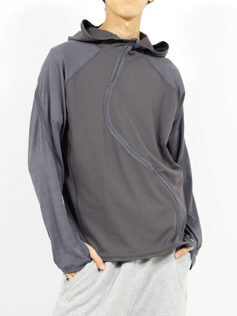 【26SS】ウェーブ ロング スリーブ / WAVE LONG SLEEVE / ブルー チャコール