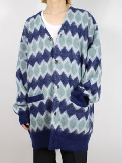 DAIRIKU - 【23AW】モヘア ボーダー カーディガン / MOHAIR BORDER  