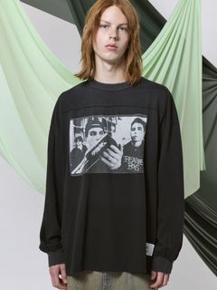 ビースティ ボーイズ オーバーサイズ ロングスリーブ Tシャツ / BEASTIE BOYS PRIME-OVER L/S T⁻SHIRT #2 / ブラック