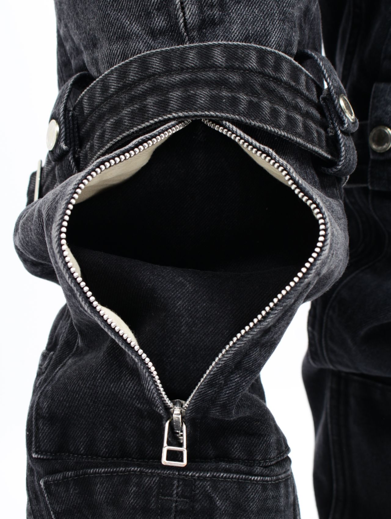【25SS】ボンテージ デニム パンツ / BONDAGE DENIM PANTS.13 / ユーズドブラック