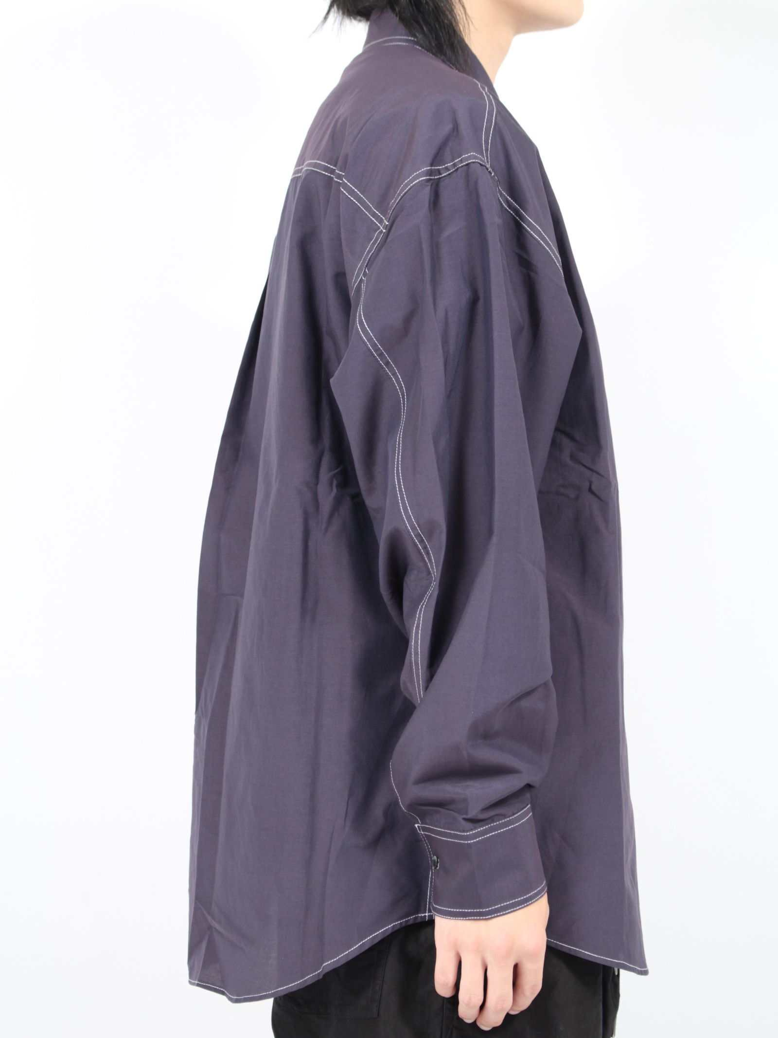 【24AW】ボーイフレンド ガールフレンド シャツ / BOYFRIEND GIRLFRIEND SHIRT / パープル