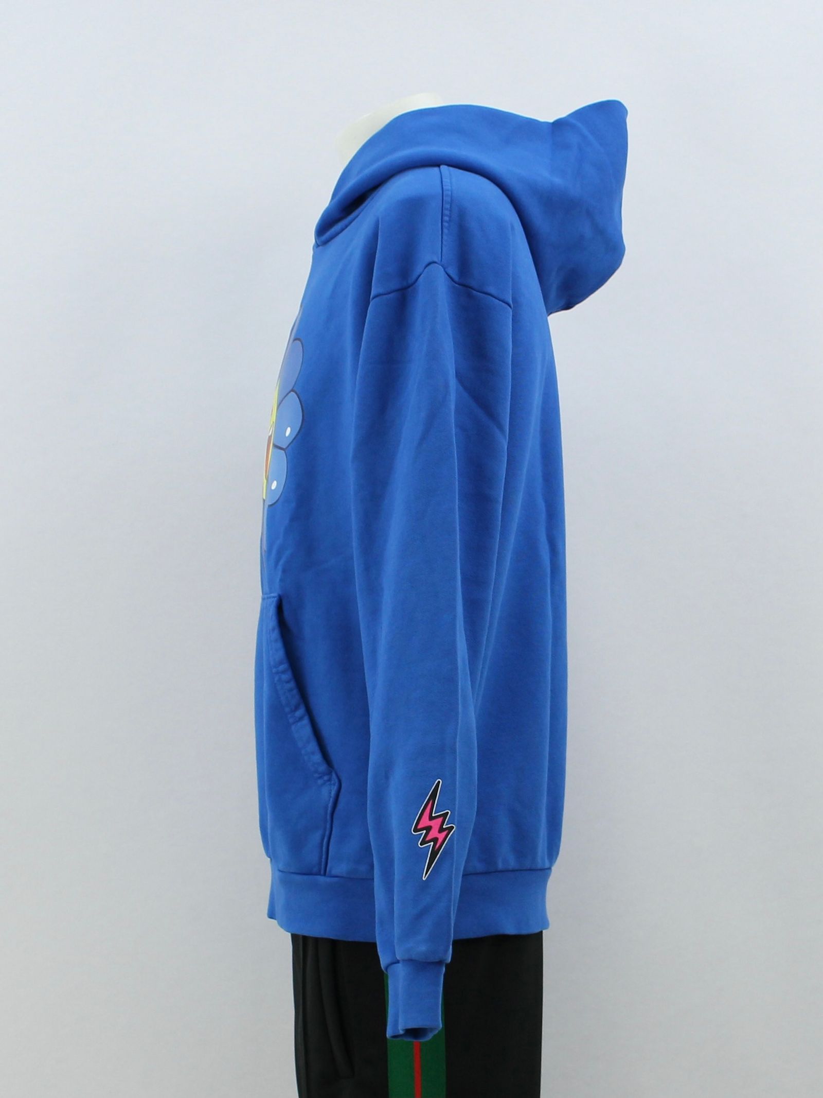 ビッグフラワープリント フーディー / AZUL Flower Hoodie / ブルー