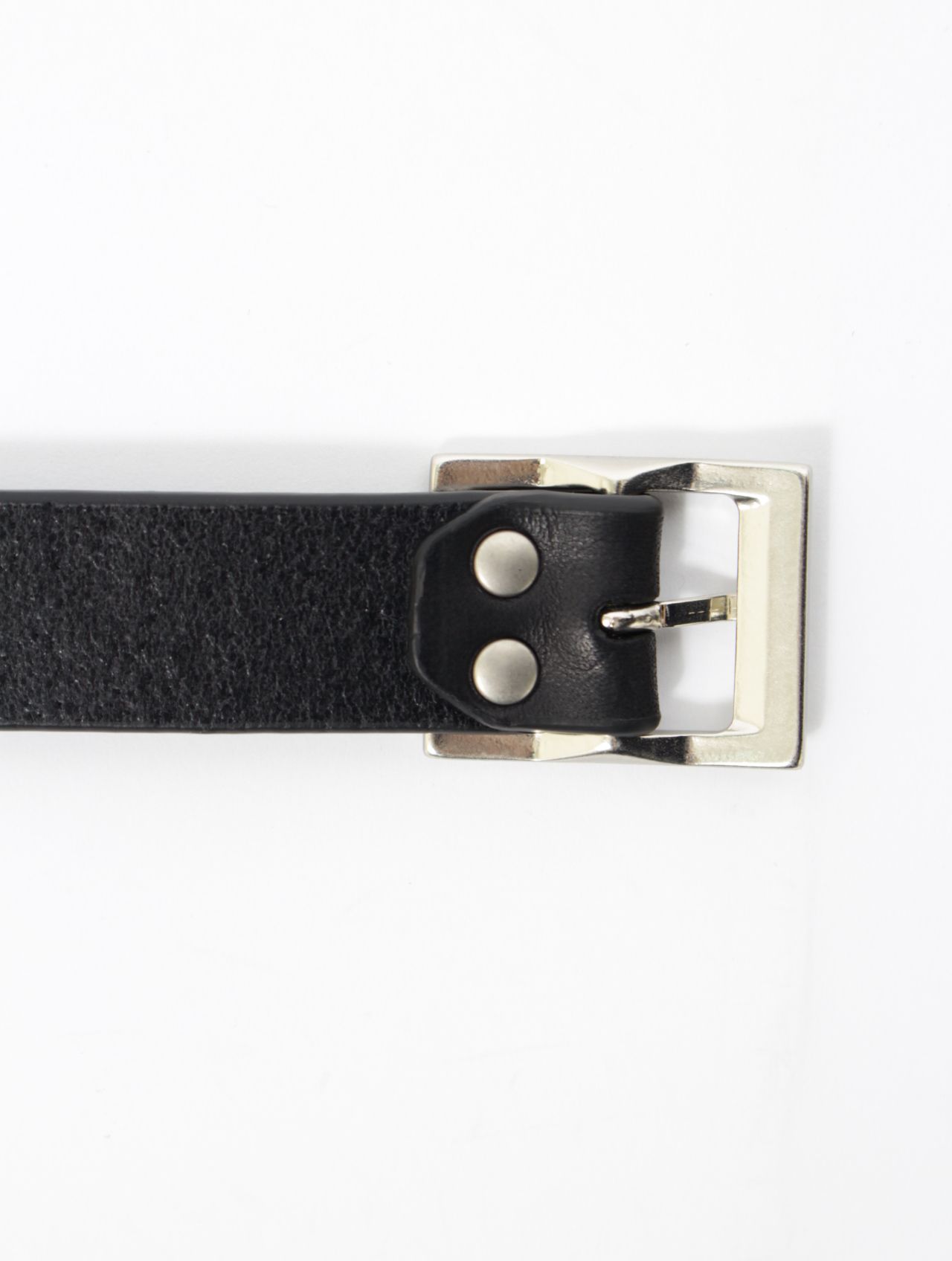 【25AW】ミニ ストゥージーズ レザー ベルト / MINI STOOGES BELT / ブラック