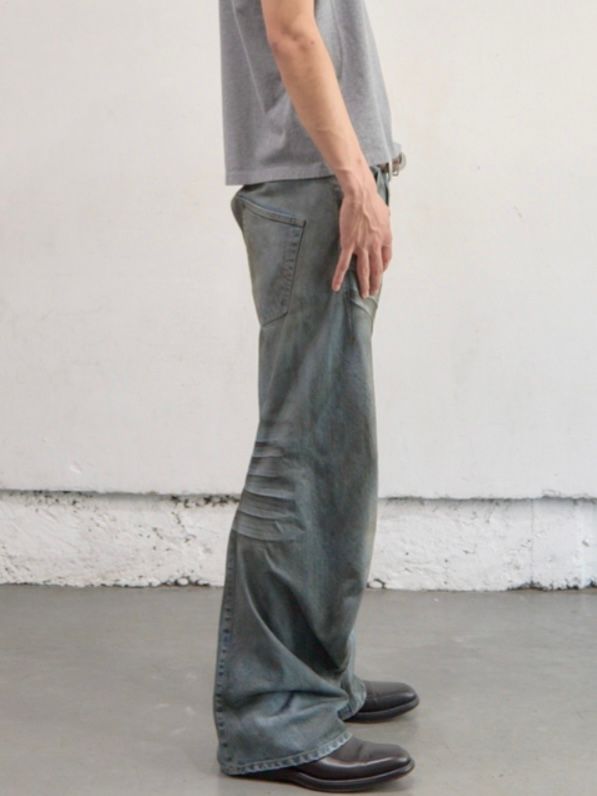 【26SS】3D ツイステッド ジーンズ / 3D TWISTED JEANS 3.0 / DIRTY FADED INDIGO (インディゴ)