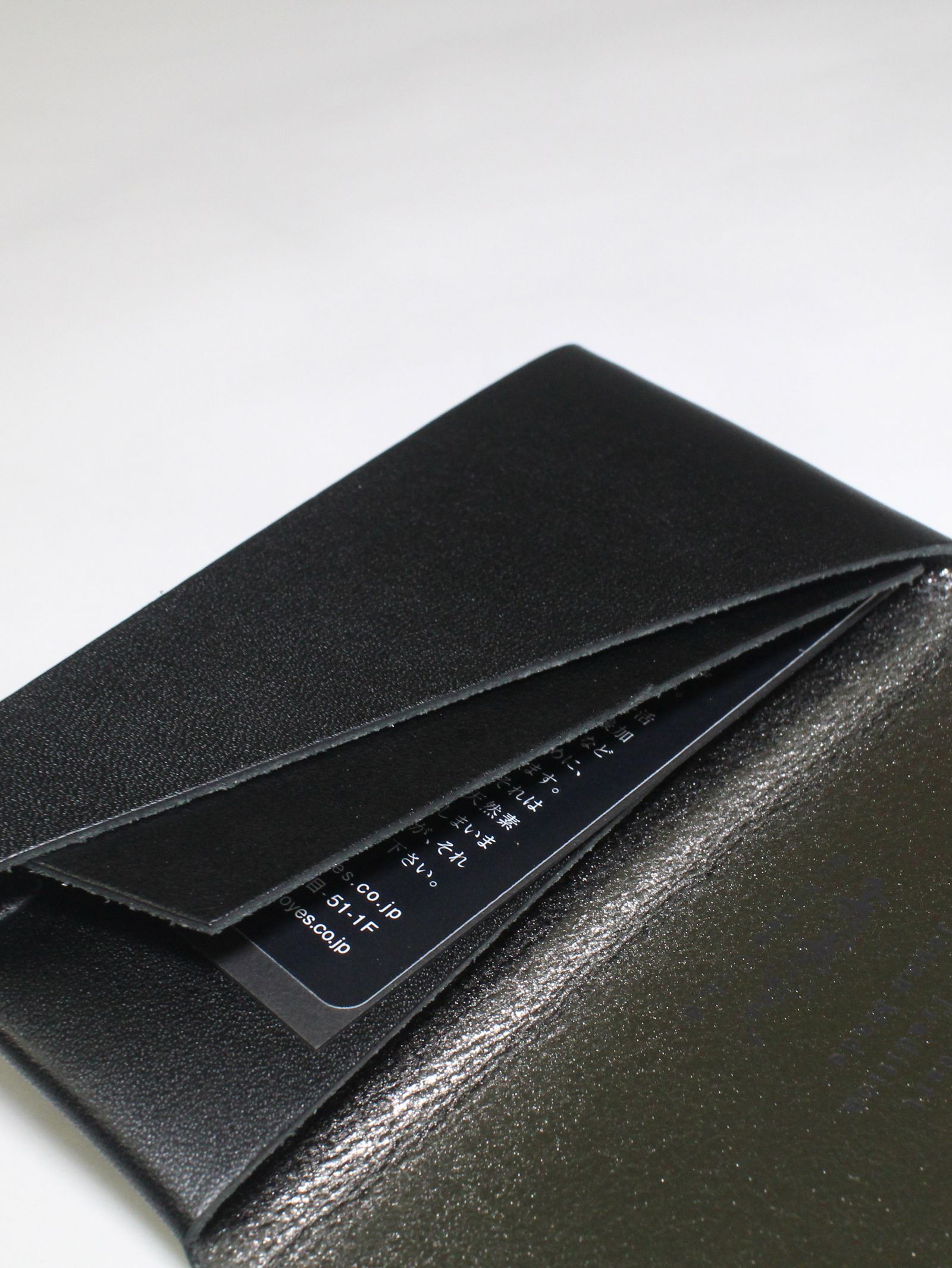 ボレロ カードケース / CARD CASE / ブラック × シルバー