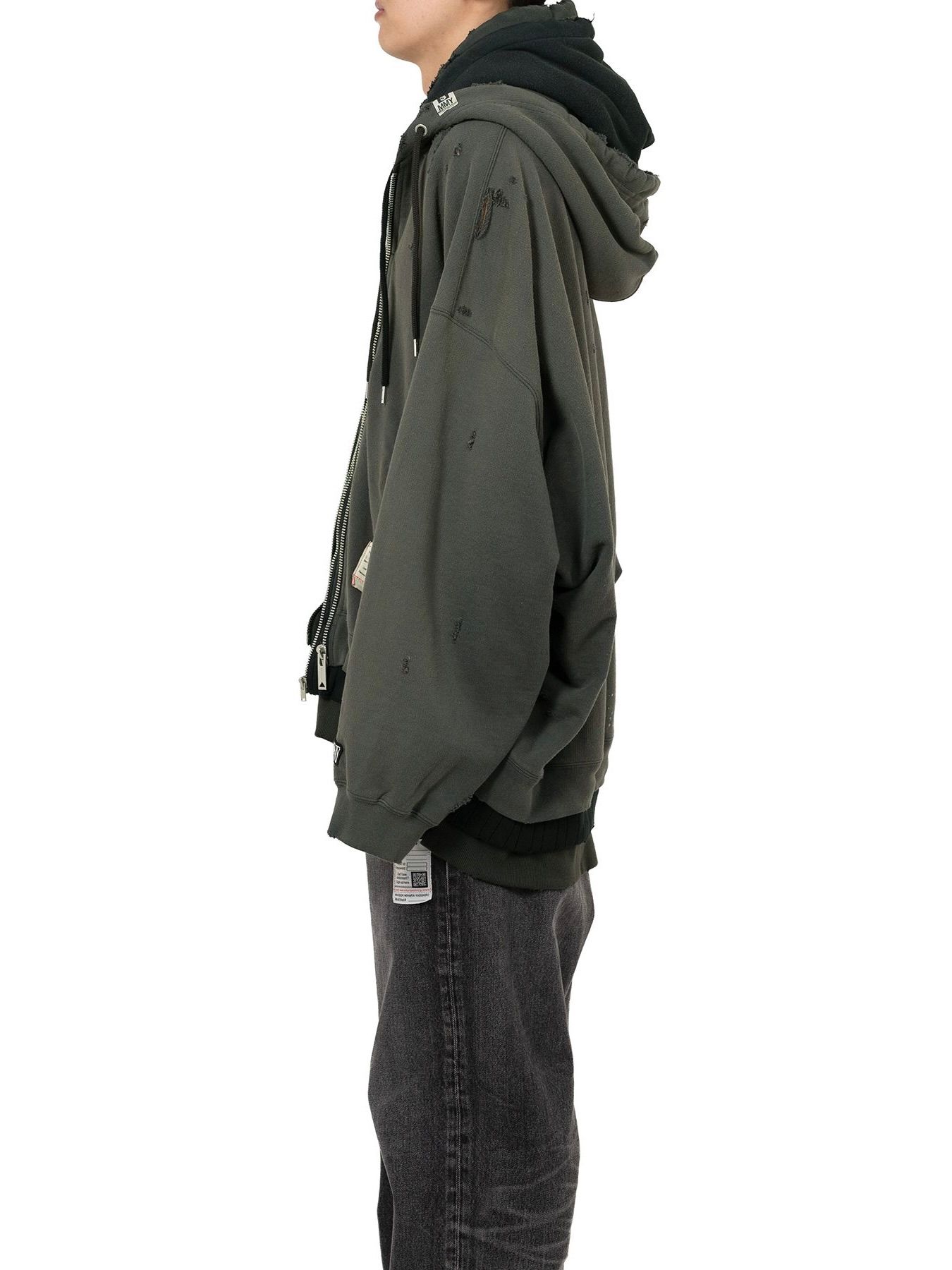 【25AW】トリプル レイヤード パーカー / TRIPLE LAYERED PARKA / ブラック