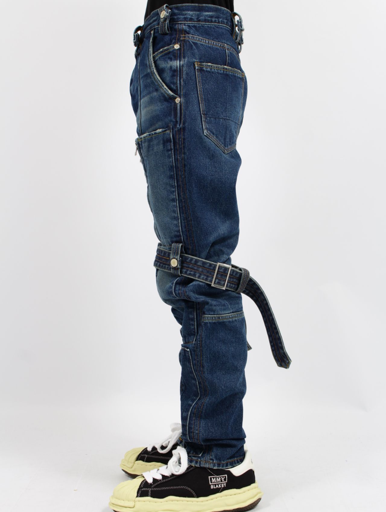 【25SS】ボンテージ デニム パンツ / BONDAGE DENIM PANTS.13 / ユーズドインディゴ