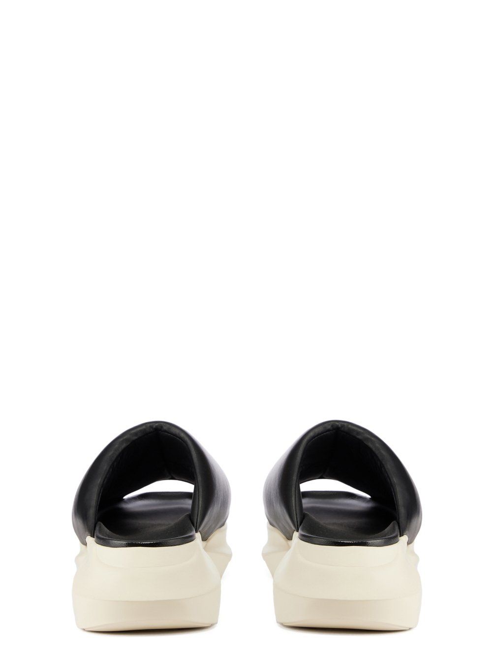 Rick Owens リックオウエンス 23SS GETH PUFFER SLIDE ゲスパファースライドサンダル 01C4817 ブラック