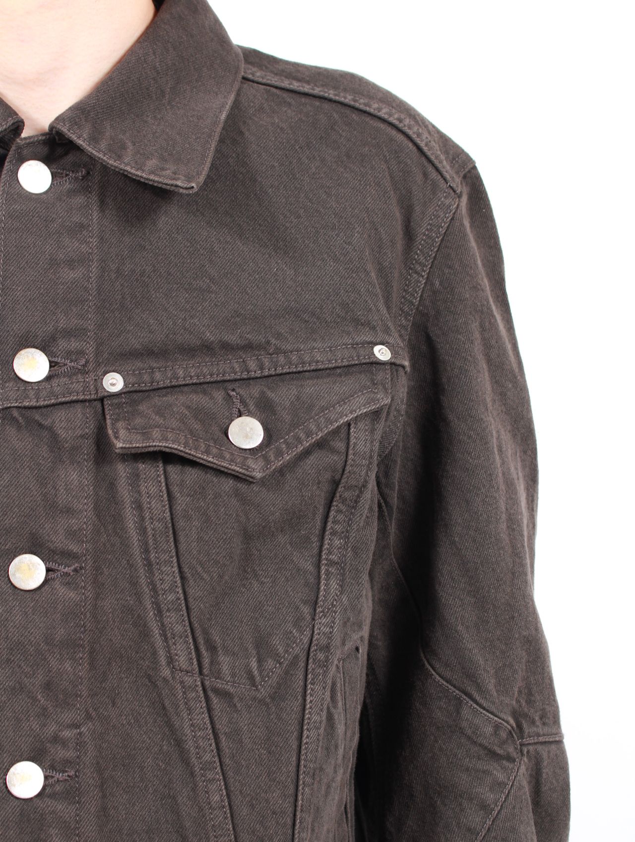 【25AW】 3D トラッカー ジャケット デニム ジャケット サード タイプ/ 3D TRUCKER JACKET / DARK BROWN(ダーク ブラウン)