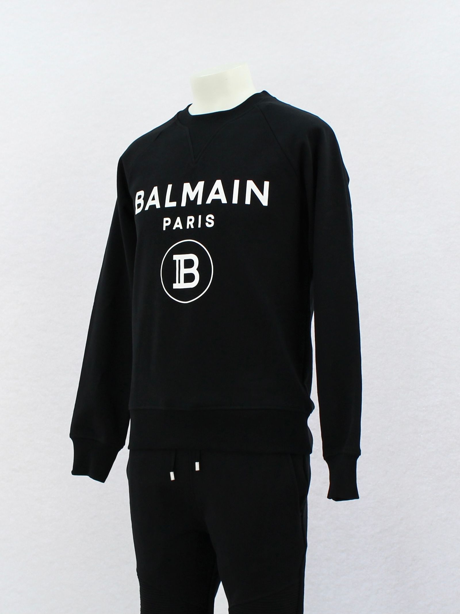 Bロゴ ホワイトプリント スウェット / BH2 C&S SWEAT PRINT B-LOGO / ブラック × ホワイト