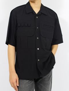 【25SS】 "エイリアン" エンジニア シャツ / "ALIEN" ENGINEER SHIRT / ブラック