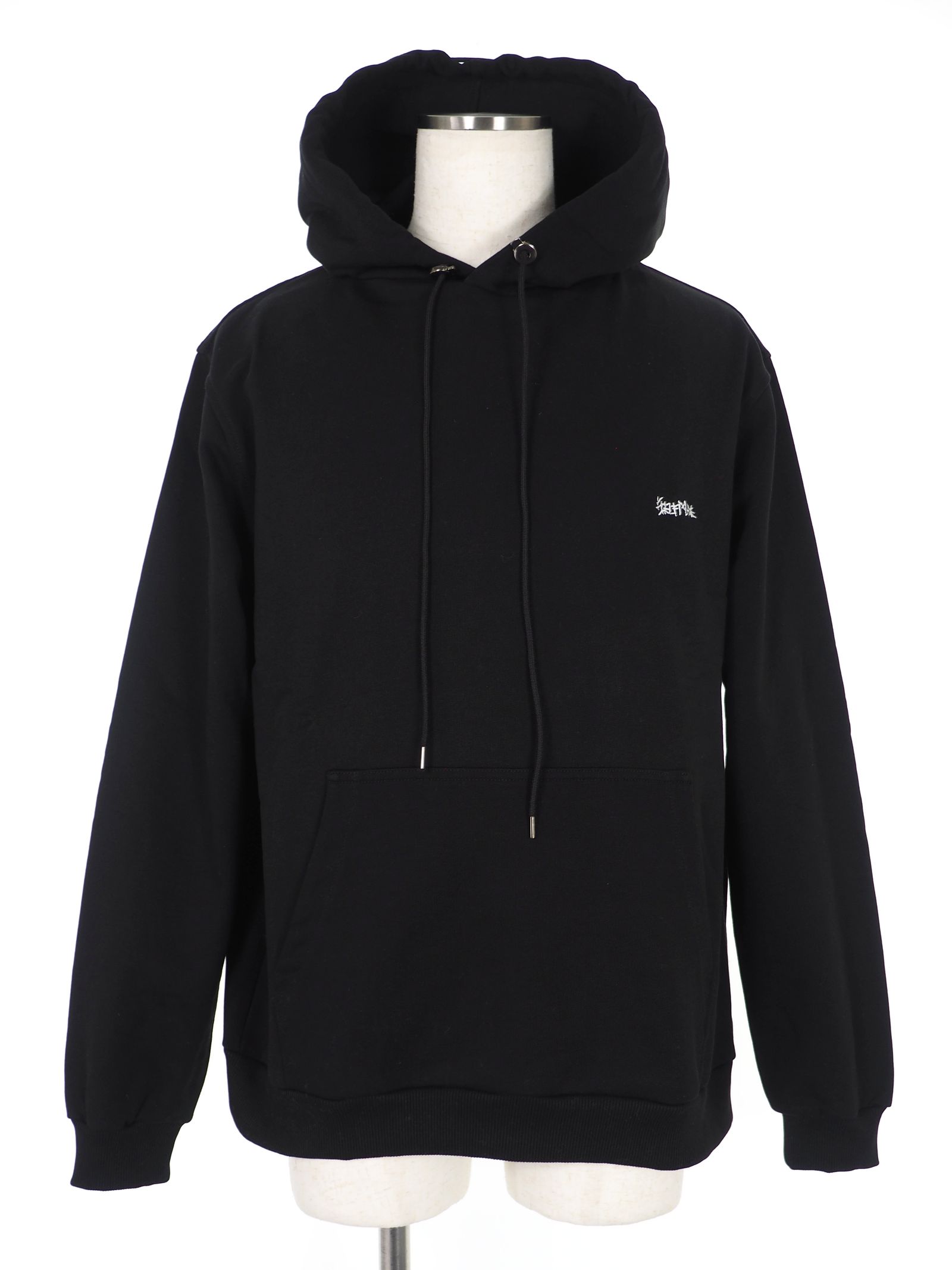 【20AW】バック刺繍柄 タオル地ワッペン パーカー / ACK HOODIE EMBROIDERED / ブラック × イエロー