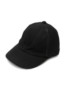 【24AW】 ディストレスト キャップ / DISTRESSED CAP / ブラック