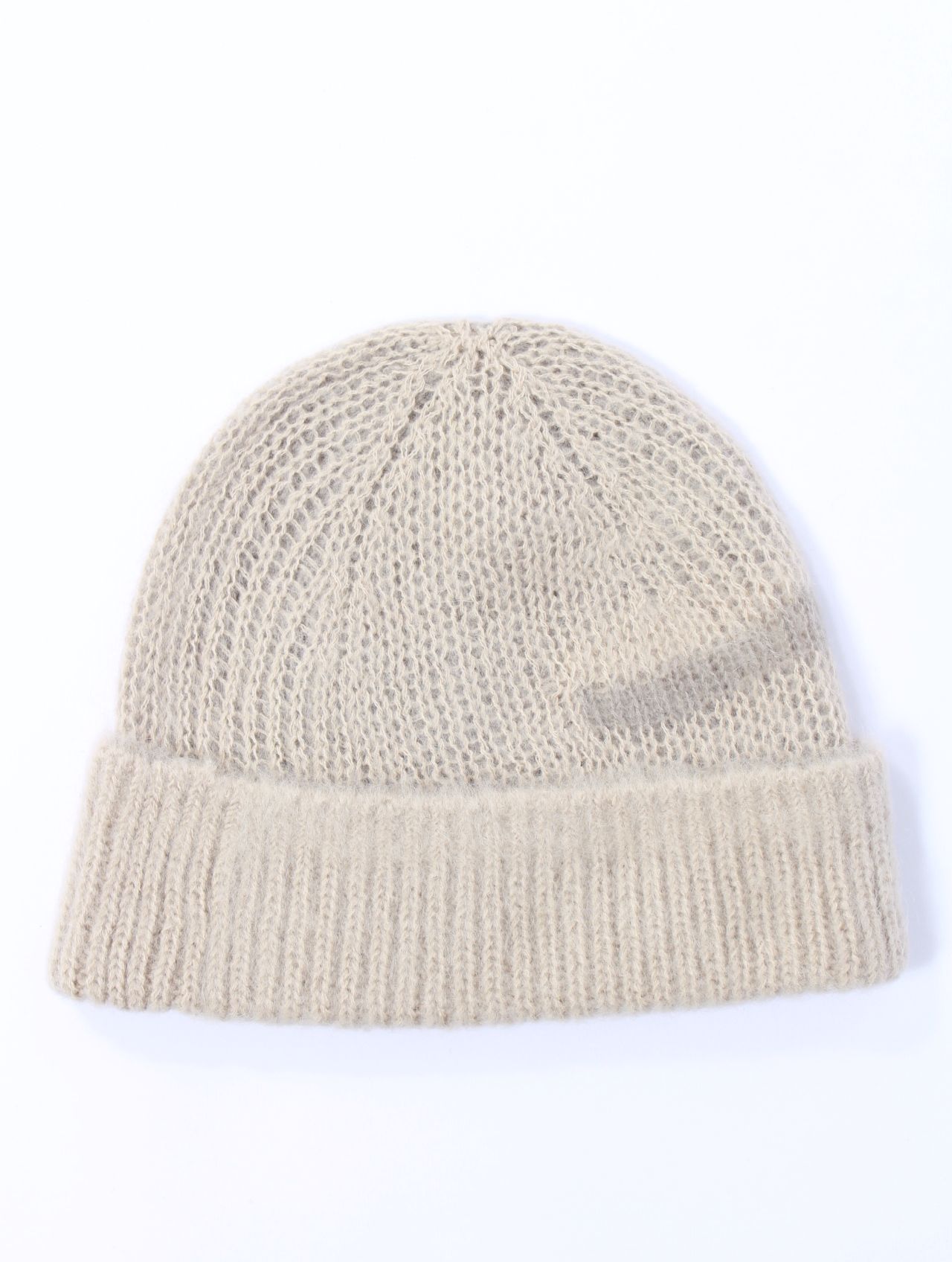 【25AW】モヘア ビーニー / MOHAIR BEANIE / クリーム