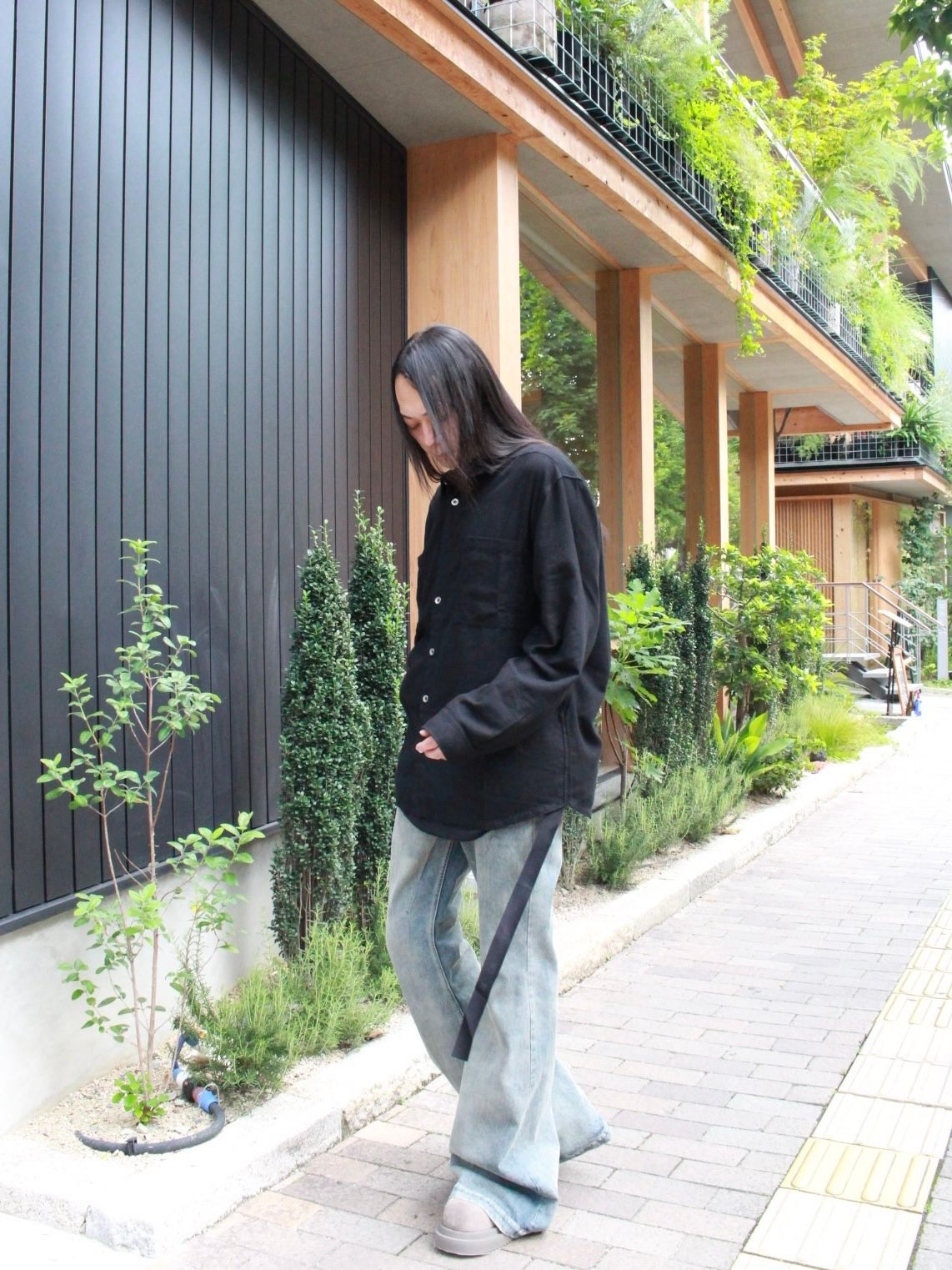 【25AW】RICK OWENS、DRKSHDWを用いたカジュアルコーデ