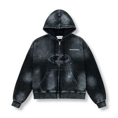 【26AW】フェード  ウォッシュ ジップ アップ フーディー / FADE WASH ZIP HOODIE / FADED BLACK(ブラック)