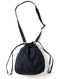 ドローストリング バッグ / DRAWSTRING BAG (LARGE) / ブラック