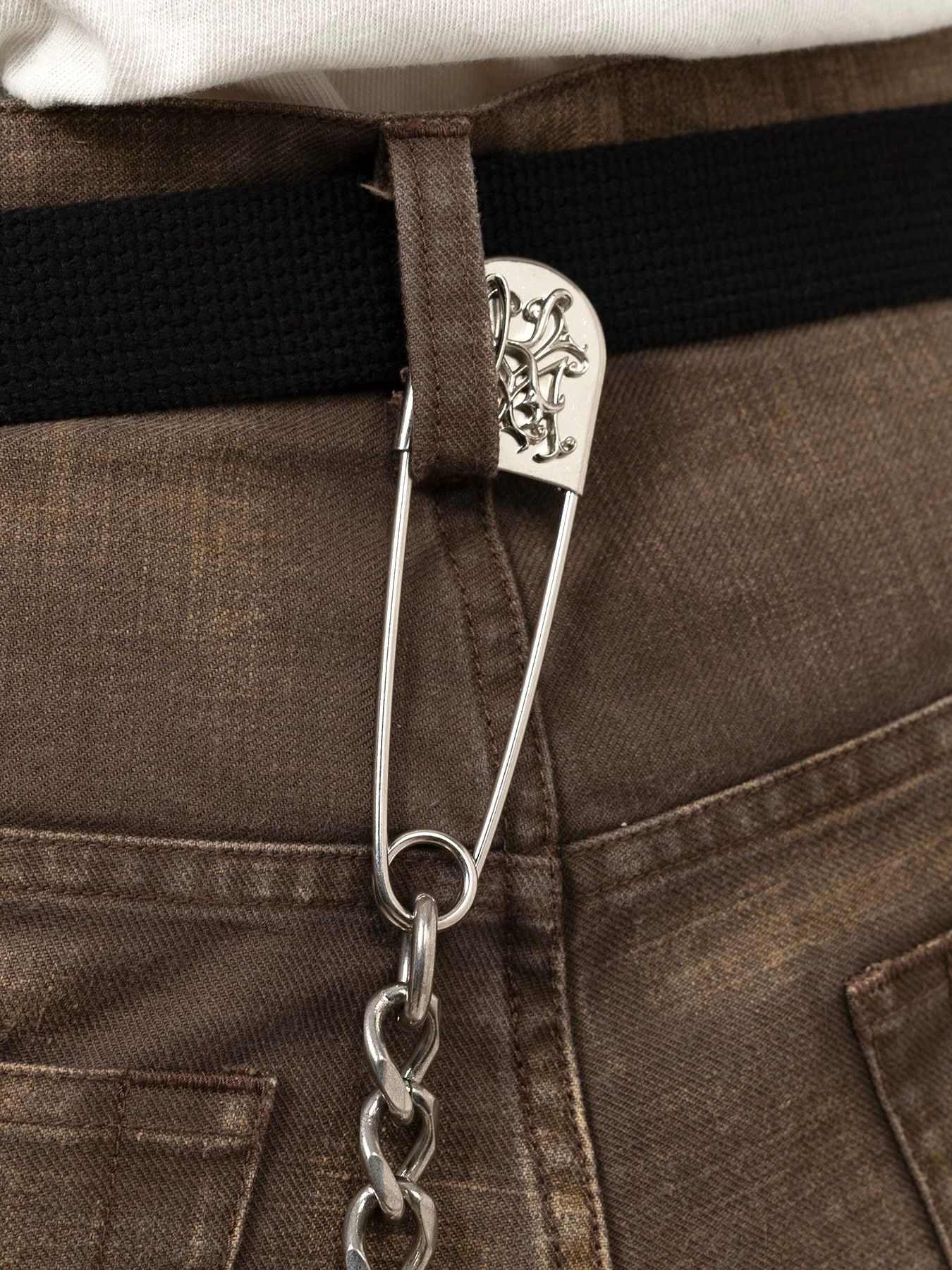 【25AW】"KMY" ロング ウォレットチェーン / "KMY" LONG WALLET CHAIN / シルバー