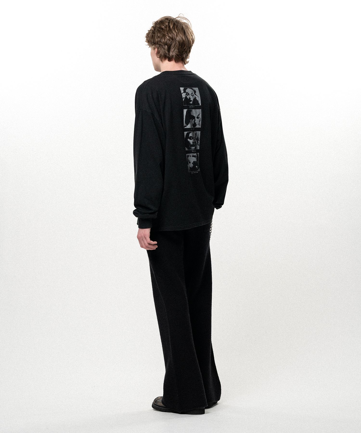 【26AW】ディストーテッド・ガール・ロングスリーブ・ティーシャツ/ "DISTORTED Girl" L/S T-shirt / ブラック