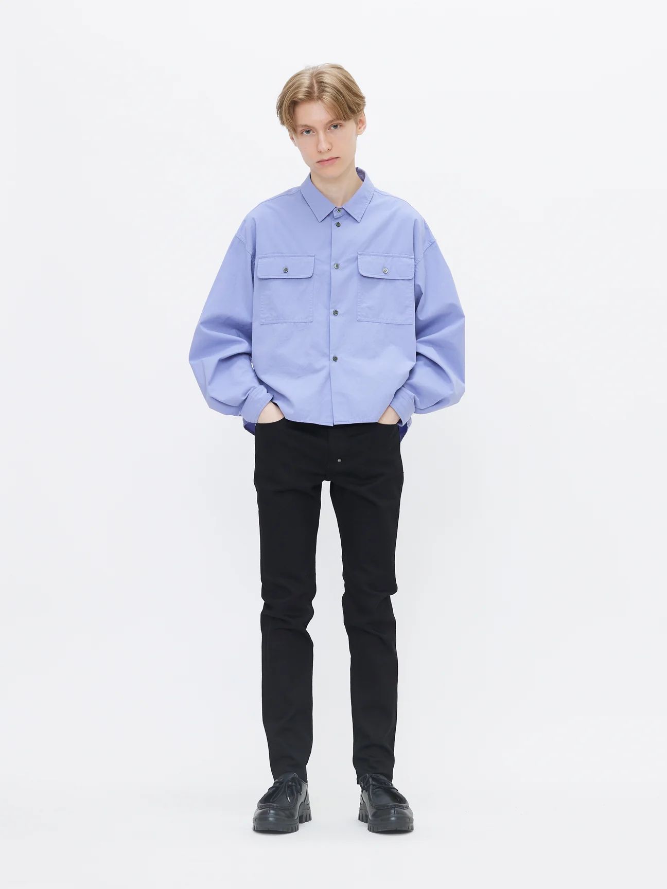 【24AW】スキニー デニム パンツ / SKINNY DENIM PANTS / ブラック