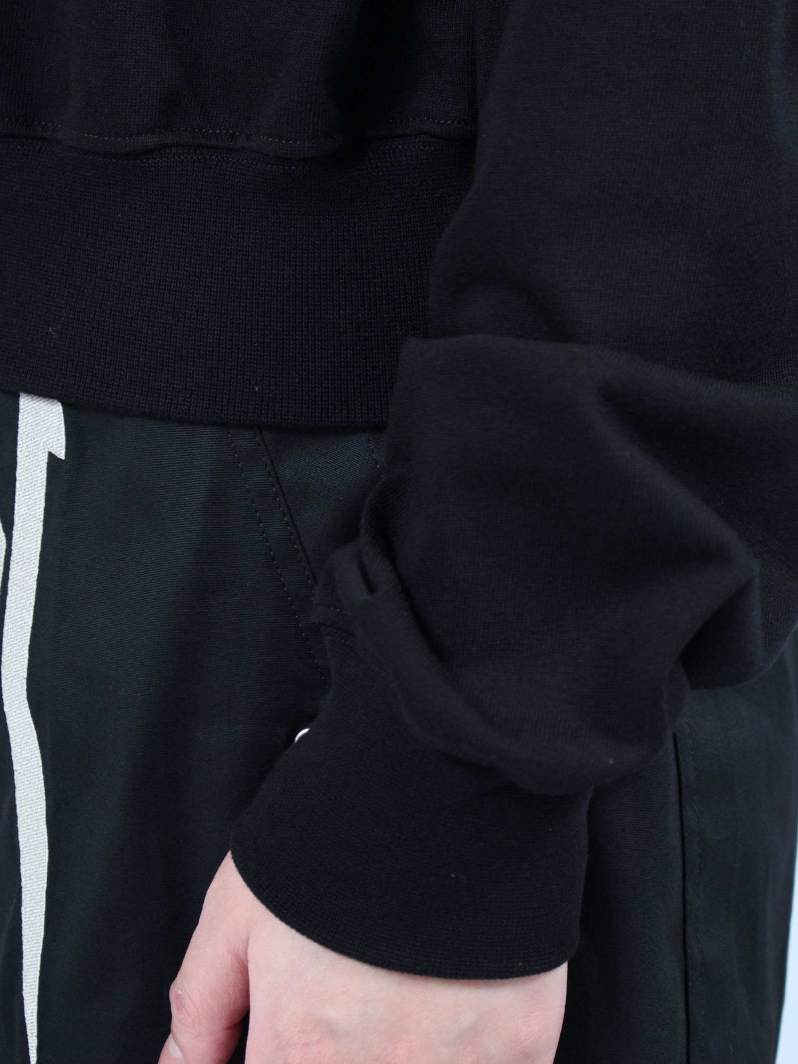 【24AW】クロップ クルーネック スウェット / CROPPED CREWNECK SWEAT / ブラック
