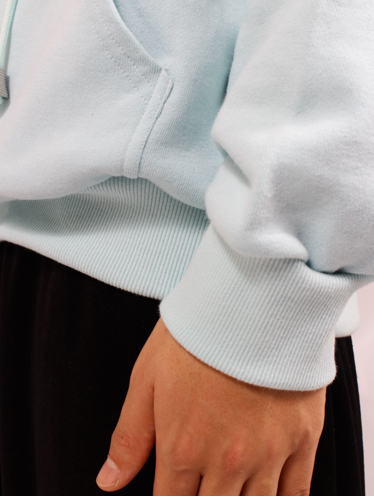 【25SS】コットン フーディ スウェット パーカー / COTTON HOODED SWEATER 'EMPIRE / ミント