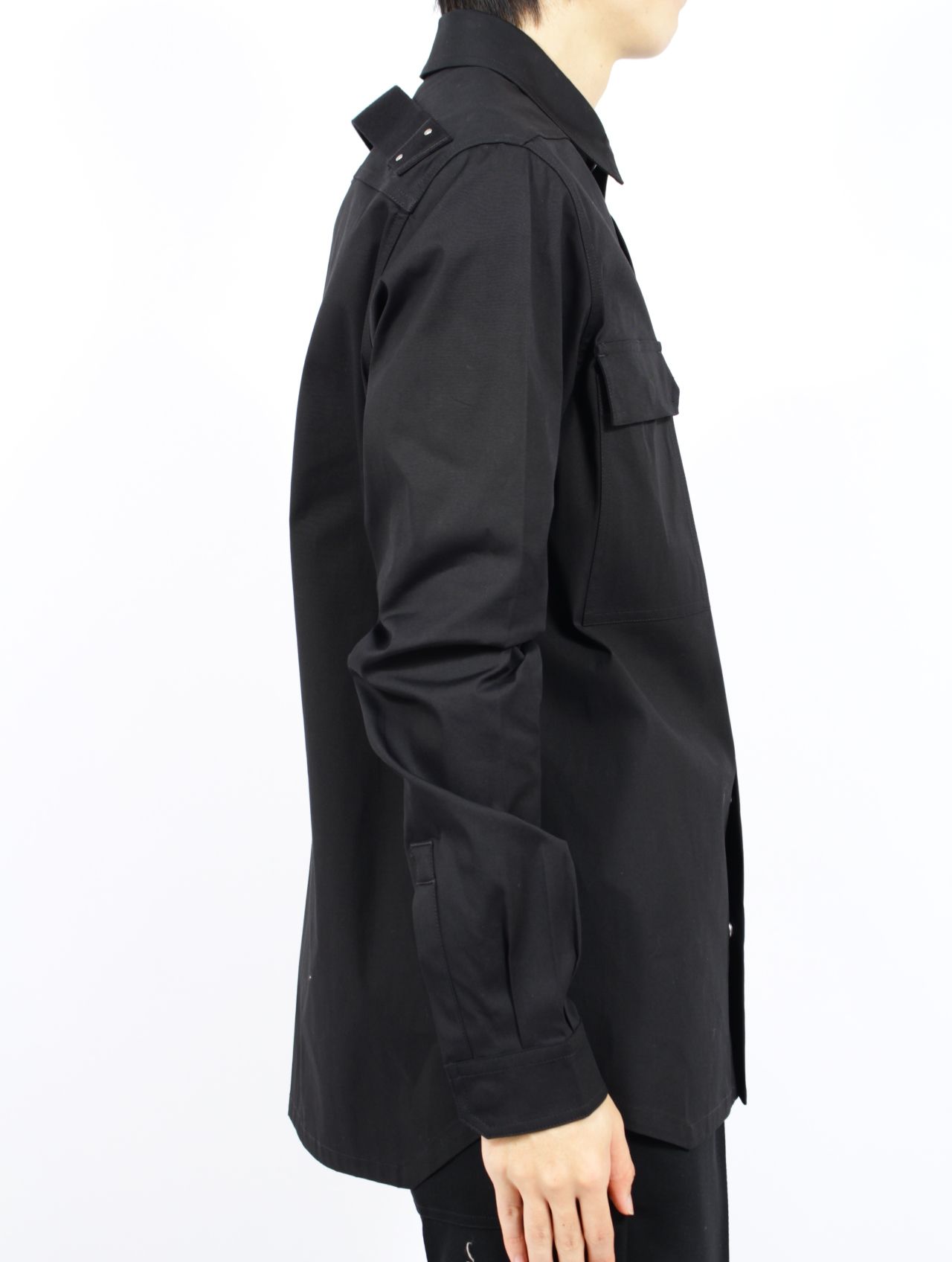 【26SS】アウターシャツ 長袖 / OUTERSHIRT / ブラック