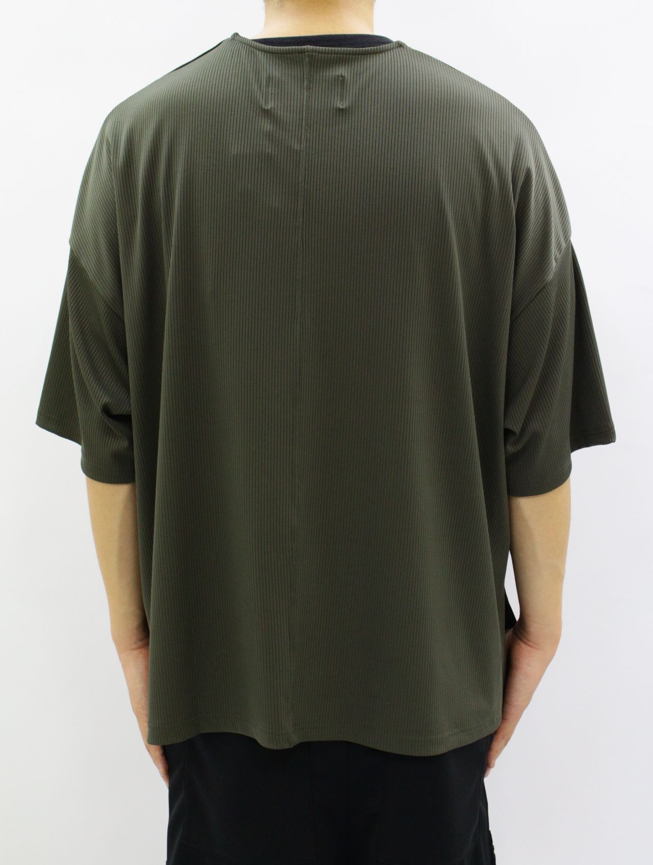 【25SS】アクア リブ マッシブ トップス / AQUA RIB MASSIVE TS / SUMI(カーキ)