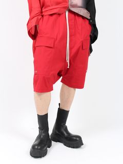RICK OWENS - 【24SS】サルエル カーゴ ショーツ / CARGO PODS 
