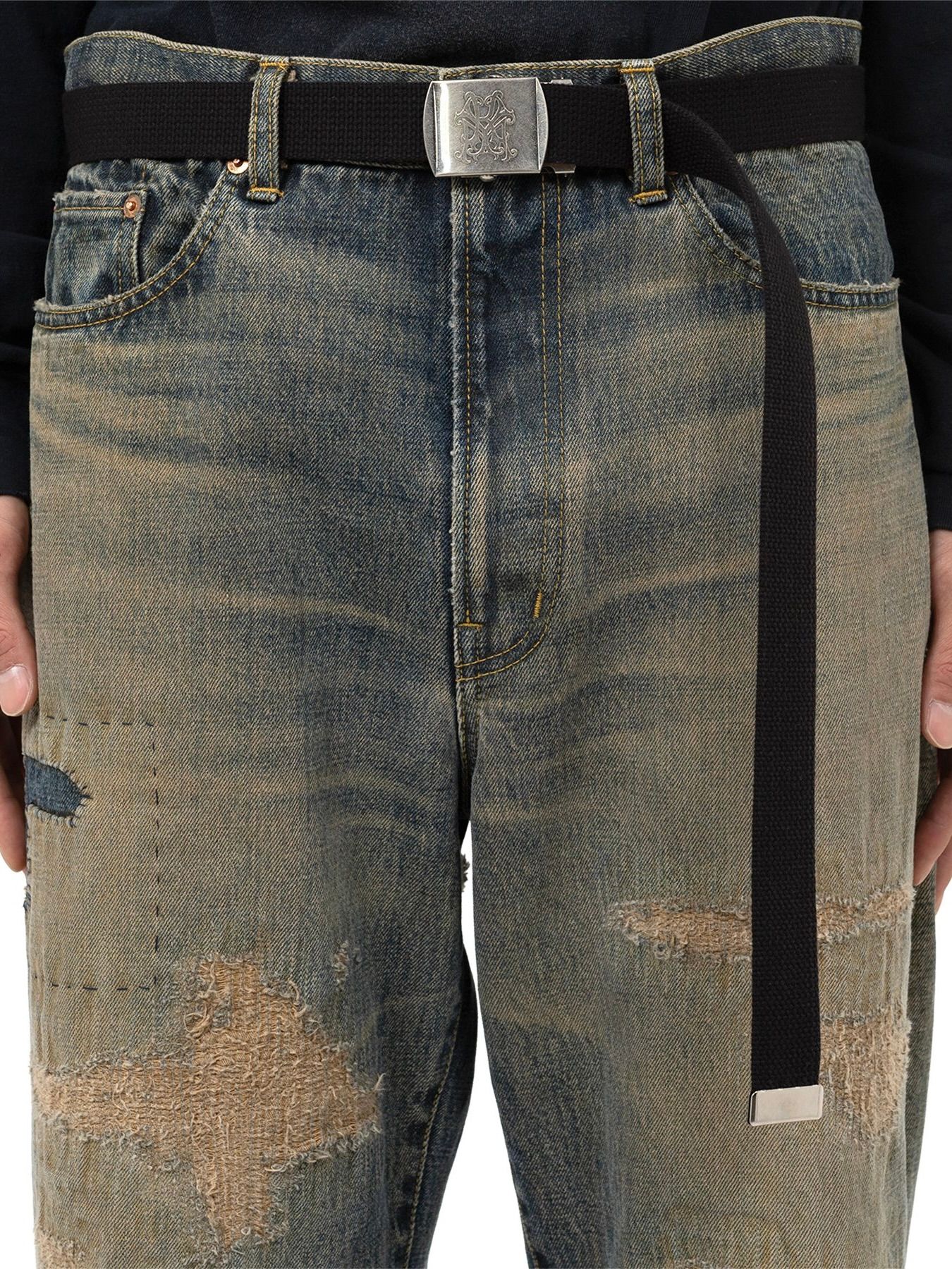 【25AW】"KMY"ミリタリー ベルト / "KMY"MILITARY BELT / ブラック