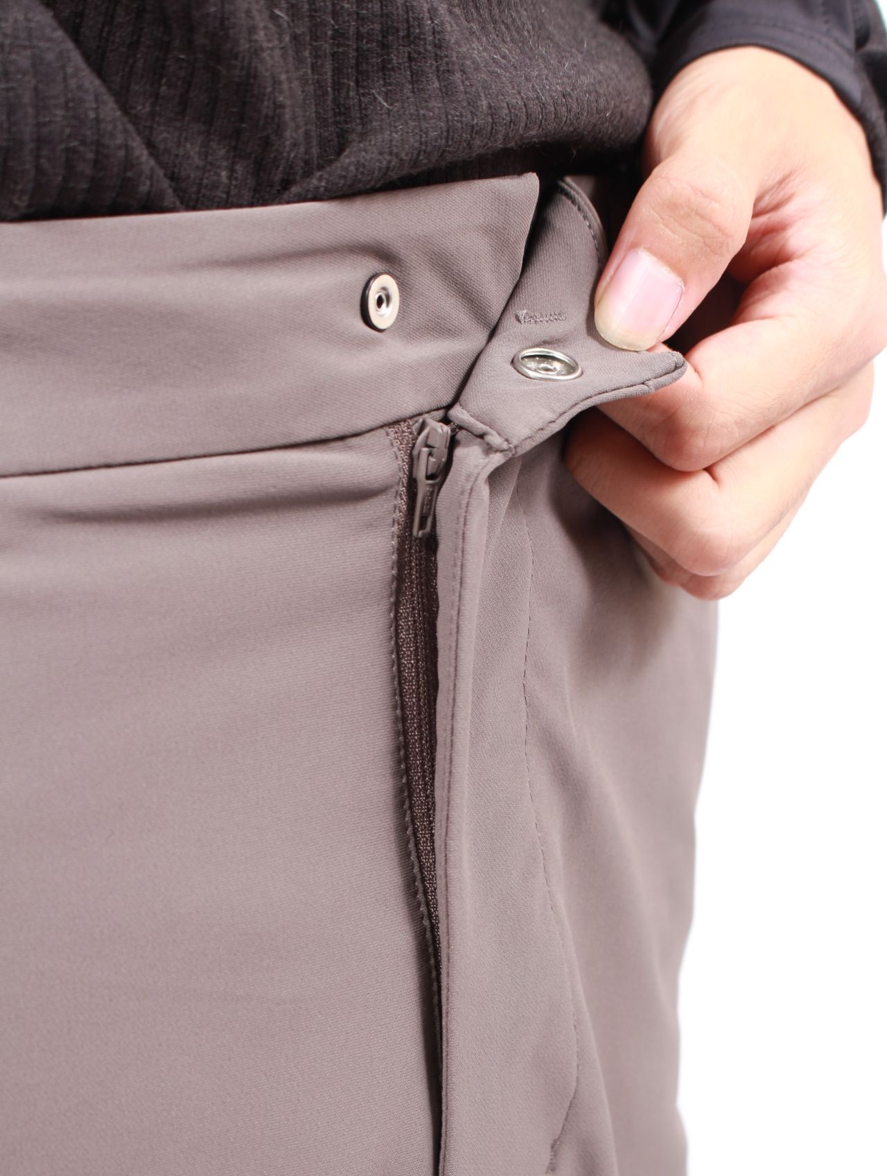 【25AW】サイド スナップ パンツ / SIDE SNAP PANTS / アッシュブラウン