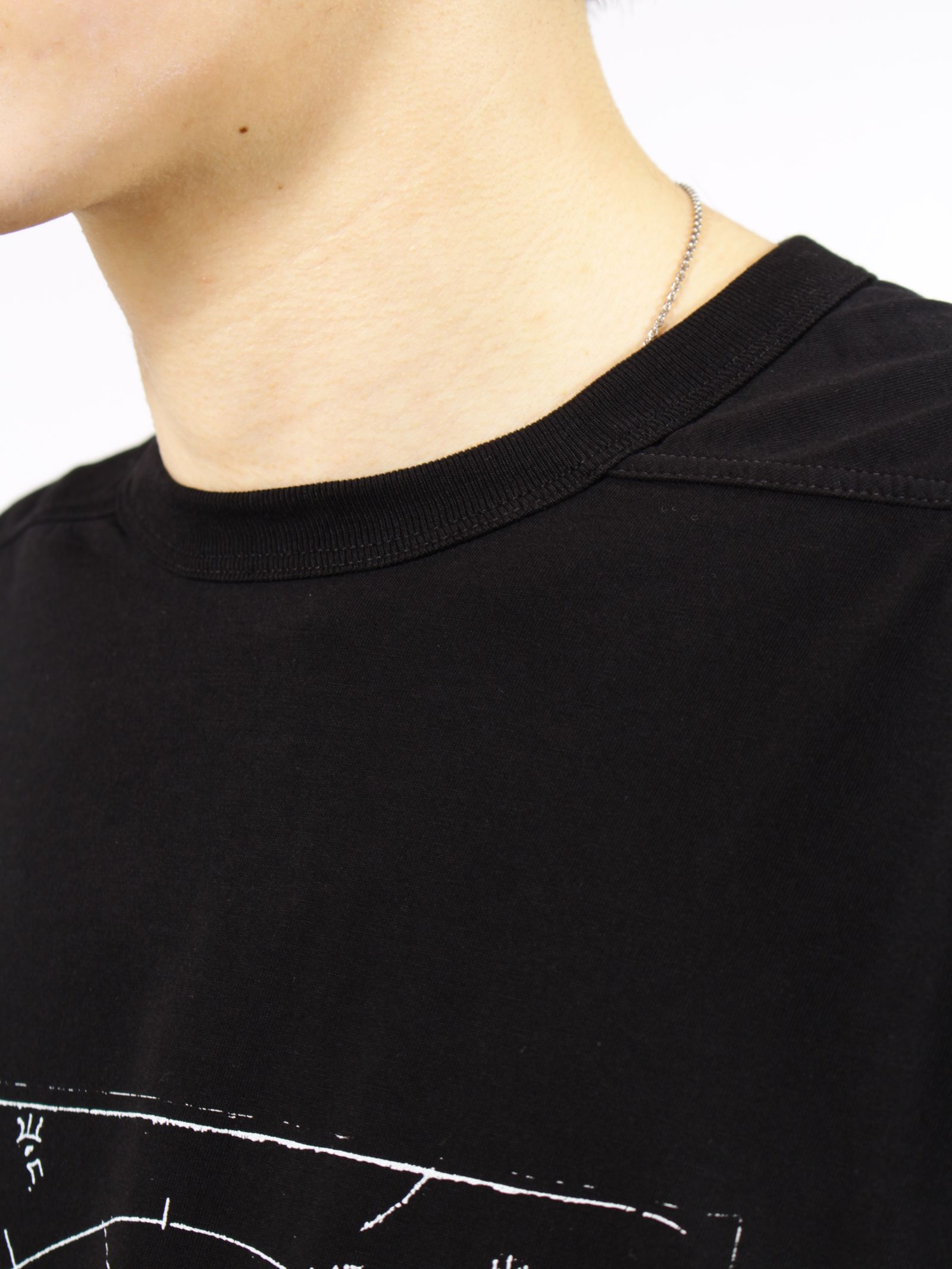 【26SS】ブラッド 半袖 プリント Tシャツ / BRAD T / ブラック×ミルク